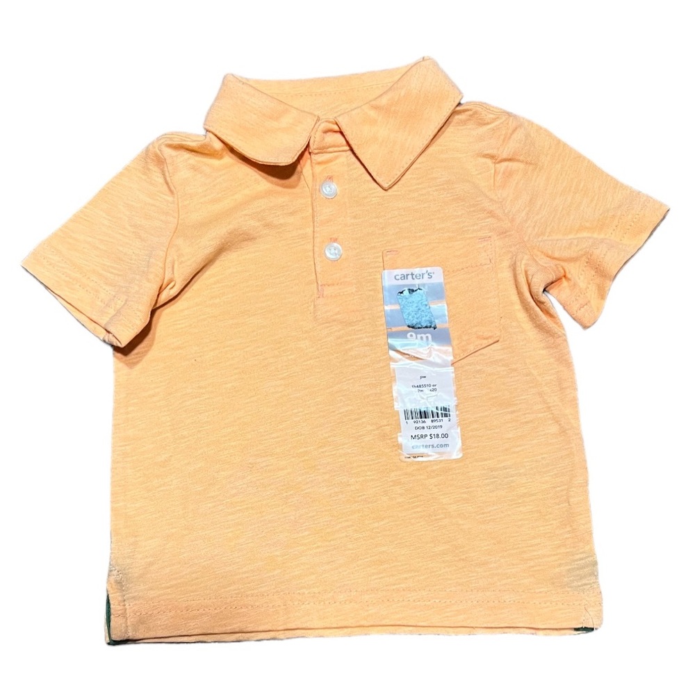 Carter’s Polo Baby Boy Shirt 9M New NWT